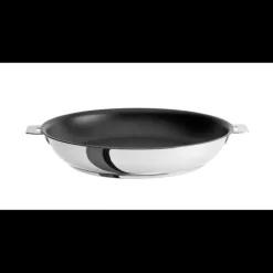 Poêle Mutine 28 cm Manche Amovible Antiadhésive Inox Cristel