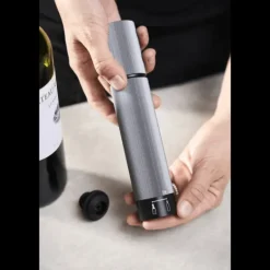 Pompe à Vin et Champagne Double Manuelle Acier Line Peugeot