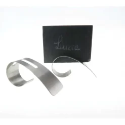 Porte-noms inox Arabesque avec ardoises par LeBrun (x6)