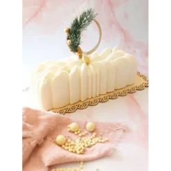 Pot de Décors en Perles Or et Chocolat Blanc 50 g ScrapCooking