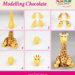 Poudre comestible Chocolat au lait 1,5 g FunCakes