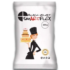 Pâte à Sucre Noir Black Velvet 250g Smartflex