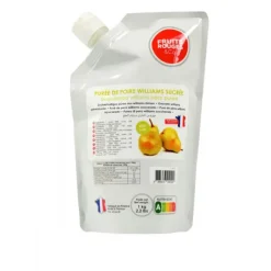 Purée de Poire Williams 1kg Fruits Rouges & Co