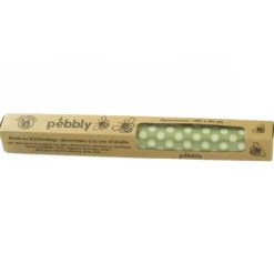 Rouleau Emballage Alimentaire Cire Abeille Pois Vert 30 x 100 cm Pebbly