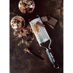 Râpe Double Tranchant Gourmet Noir Microplane