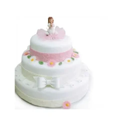 Ruban Pate à Sucre Rose Arabesque 1,25 m x H 5 cm Patisdécor