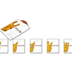 Sac à Galette Ingraissable 23x29cm Motif Couronne x100