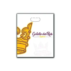 Sac à Galette Ingraissable 30x35cm Motif Couronne x100