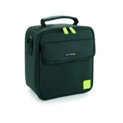 Sac Lunch Isotherme + 2 Boîtes Hermétique Plastique Vert Ibili