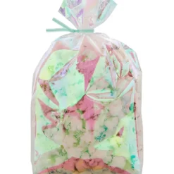 Sachet Bonbon Irisé Flocon de Neige 11 x 23,5 cm avec Attaches Sachet Wilton (x10)