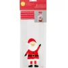 Sachet Bonbon Père Noël 10 x 5 cm x H 24 cm (x20) Wilton