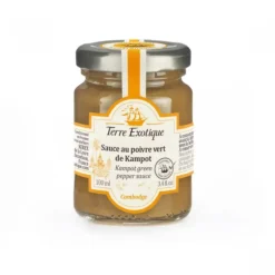 Sauce au Poivre Vert de Kampot 100 ml Terre Exotique