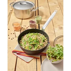 Sauteuse Bombée Anti Adhésive Ø 24 cm Choc Intense De Buyer