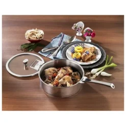 Sauteuse Casteline Ø 26 cm Manche Amovible Inox Cristel