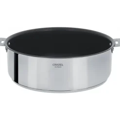 Sauteuse Casteline Ø 24 cm Manche Amovible Anti-Adhésive Inox Cristel
