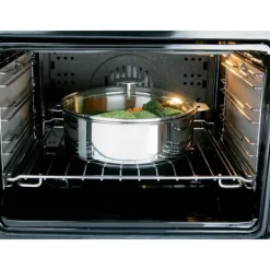 Sauteuse Casteline Ø 24 cm Manche Amovible Anti-Adhésive Inox Cristel