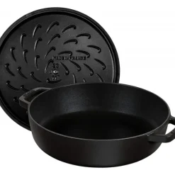 Sauteuse en Fonte Chistera 24 cm Noir Staub