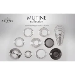 Sauteuse Mutine Ø 32 cm Manche Amovible Inox Cristel