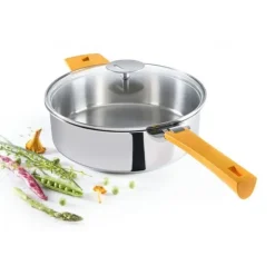 Sauteuse Mutine Ø 24 cm Manche Amovible Inox Cristel