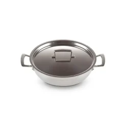 Sauteuse Provençale en Inox et Couvercle 30 cm Le Creuset