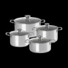 Set 4 Pièces Casseroles et Faitout Inox Signature Le Creuset