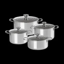 Set 4 Pièces Casseroles et Faitout Inox Signature Le Creuset