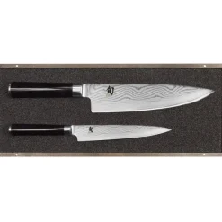Set Couteau Universel et Couteau de Chef Shun Classic Damas Kai