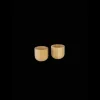 Set de 2 Coquetiers en Bambou Pebbly