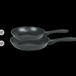 Set de 2 Poêles Aluminium Ø24 & 28 cm Cookway Ultralu Cristel