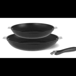 Set de 2 Poêles Cookway 24 et 28 cm Exceliss+ Poignée Amovible Cristel