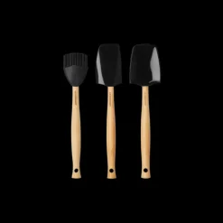 Set de 3 Spatules Silicone Black Onyx Le Creuset