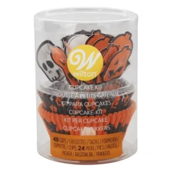 Set de Caissettes Cupcakes et Cake Toppers Halloween Wilton