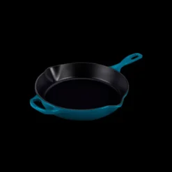 Skillet Rond Profond 26cm en Fonte Deep Teal Le Creuset