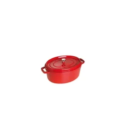 STAUB Cocotte Fonte Ovale 23 cm Rouge Cerise 2,35 L