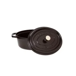 STAUB Cocotte Fonte Ovale 29 cm Noir Mat 4,2 L