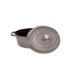 STAUB Cocotte Fonte Ovale 29 cm Gris Graphite 4,2 L