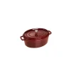 STAUB Cocotte Fonte Ovale 33 cm Grenadine Majolique 6,7 L