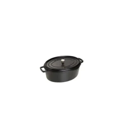 STAUB Cocotte Fonte Ovale 17 cm Noir Mat 1 L