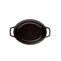STAUB Cocotte Fonte Ovale 33 cm Noir Mat 6,7 L
