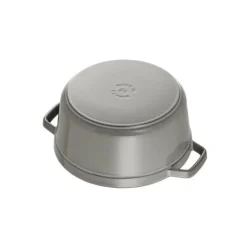 STAUB Cocotte Fonte Ronde 14 cm Gris Graphite 0,8 L