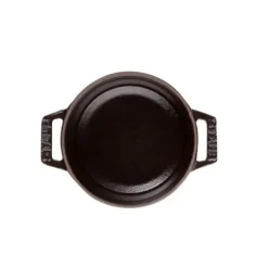 STAUB Cocotte Fonte Ronde 24 cm Noir Mat 3,8 L