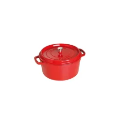 STAUB Cocotte Fonte Ronde 24 cm Rouge Cerise 3,8 L