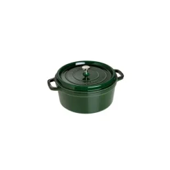 STAUB Cocotte Fonte Ronde 26 cm Vert Basilic Majolique 5,2 L