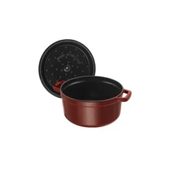 STAUB Cocotte Fonte Ronde 26 cm Grenadine Majolique 5,2 L