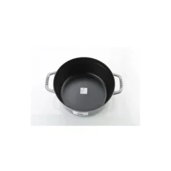 STAUB Cocotte Fonte Ronde 22 cm Gris Graphite 2,6 L