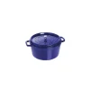 STAUB Cocotte Fonte Ronde 26 cm Bleu Intense Majolique 5,2 L