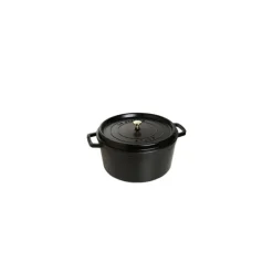 STAUB Cocotte Fonte Ronde 14 cm Noir Mat 0,8 L