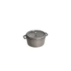 STAUB Cocotte Fonte Ronde 12 cm Gris Graphite 0,4 L