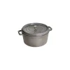 STAUB Cocotte Fonte Ronde 34 cm Gris Graphite 12,6 L