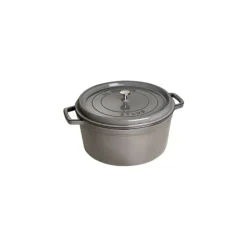 STAUB Cocotte Fonte Ronde 34 cm Gris Graphite 12,6 L
